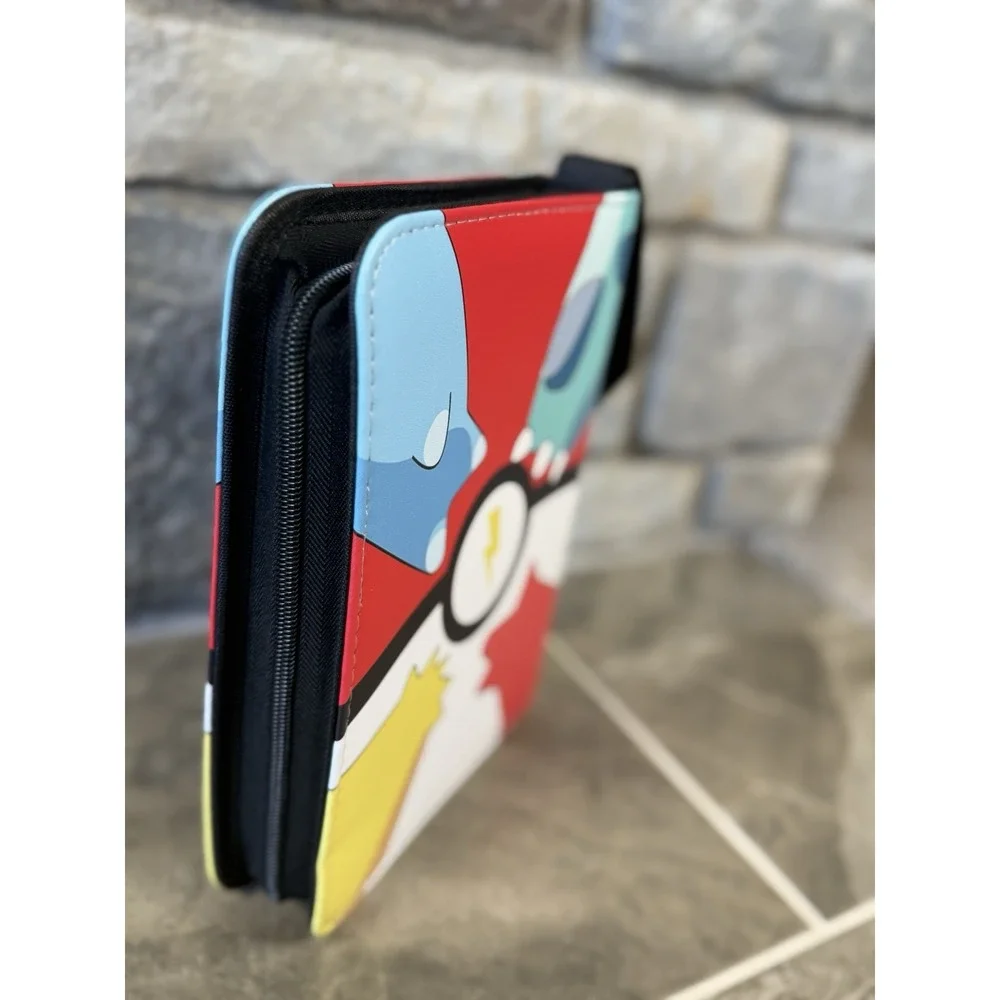 Pokémon Trading Card Binder - 4-Pocket Collector's Album with Wrist Strap 400